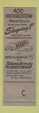 Matchbook Cover - Tums Antacid Fly Fishing Col Fuller