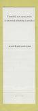 Matchbook Cover - Paris Hotel Las Vegas NV Casino