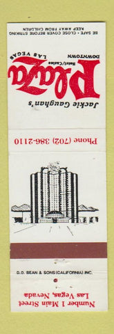 Matchbook Cover - Jackie Gaughan's Plaza Hotel Casino Las Vegas NV