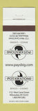 Matchbook Cover - Potawatomi Bingo Casino Milwaukee WI