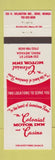 Matchbook Cover - Colonial Motor Inn Casino Reno NV