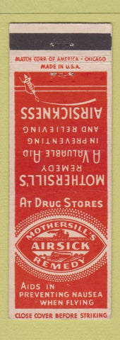 Matchbook Cover - Mothersill's Airsick Remedy