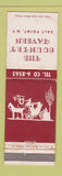 Matchbook Cover - The Country Tavern Salt Point NY WEAR