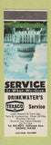 Matchbook Cover - Drinkwater's Texaco oil gas Orono ME