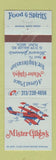 Matchbook Cover - Mister Gibby's Restaurant Flint MI