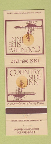 Matchbook Cover - Country Side Inn Battle Creek Marshall MI