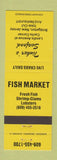 Matchbook Cover - Tinker's Seafood Bridgeton NJ #3 YELLOW