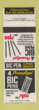 Matchbook Cover - Bic Pens Offer St Paul MN
