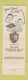 Matchbook Cover - Jax Kozlaks Restaurant Minneapolis MN IMPRINT