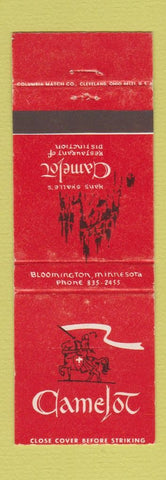 Matchbook Cover - Hans Skalle's Camelot Bloomington MN WEAR