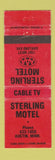 Matchbook Cover - Sterling Motel Austin MN WORN