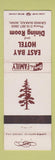 Matchbook Cover - East Bay Hotel Grand Marais MN WEAR