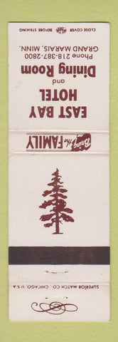 Matchbook Cover - East Bay Hotel Grand Marais MN WEAR