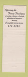 Matchbook Cover - Knights of Columbus Livonia MI George Monaghan