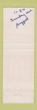 Matchbook Cover - Country Club of Detroit MI