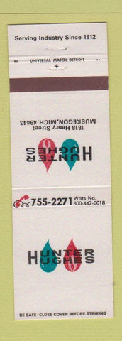 Matchbook Cover - Hunter Hughes Muskegon MI