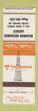 Matchbook Cover - Transamerica Insurance Bearman Eaton Rapids MI WEAR