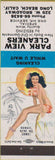 Matchbook Cover - Park View Cleaners Long Beach CA pinup