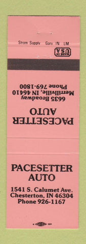 Matchbook Cover - Pacesetter Auto Chesterton IN Merrillville