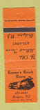 Matchbook Cover - Cosmo's Coach Room Bridgeton NJ