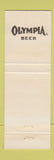 Matchbook Cover - Olympia Beer St Paul MN