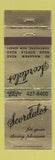 Matchbook Cover - Scordato's Restaurant Hawthorne NJ