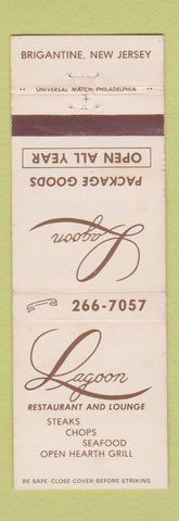 Matchbook Cover - Lagoon Restaurant Brigantine NJ WEAR