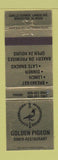 Matchbook Cover - Golden Pigeon Restaurant Diner Bridgeton NJ