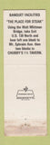 Matchbook Cover - Chubby's Hearth Restaurant West Collingswood NJ #2