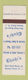 Matchbook Cover - Chichi's Restaurant? Somers Point NJ