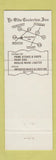 Matchbook Cover - Carriage House Centerton NJ Inn