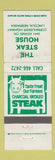 Matchbook Cover - The Steak House Lincoln NE WORN