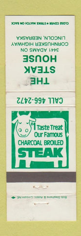 Matchbook Cover - The Steak House Lincoln NE WORN