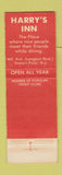 Matchbook Cover - Harry's Restaurant Somers Point NJ