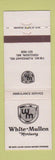 Matchbook Cover - White Mullen Mortuary Ferguson MO