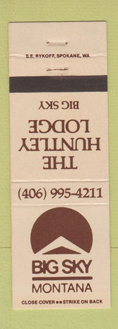 Matchbook Cover - The Huntley Lodge Big Sky MT