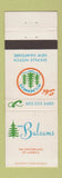 Matchbook Cover - The Balsams Dixville Notch NH WEAR