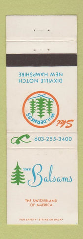 Matchbook Cover - The Balsams Dixville Notch NH WEAR