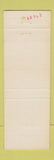 Matchbook Cover - The Wharf Seafood Restaurant Alexandria VA