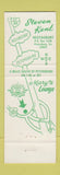 Matchbook Cover - Seven Kent Restaurant Petersburg VA May's Lounge