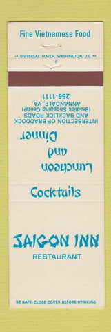 Matchbook Cover - Siagon Inn Restaurant Annandale VA Vietnamese