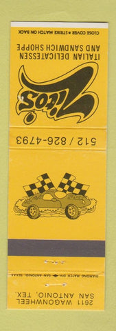 Matchbook Cover - Zito's Italian Deli Sandwiches San Antonio TX