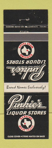 Matchbook Cover - Pinkie's Liquor Stores