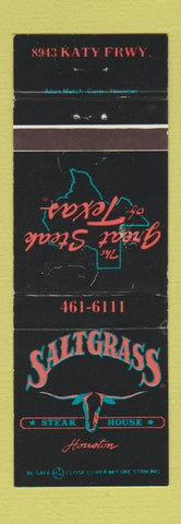 Matchbook Cover - Saltgrass Steak House Houston TX WEAR