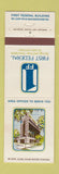 Matchbook Cover - First Federal Savings Loan San Antonio TX
