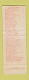 Matchbook Cover - Caribe Hilton St Thomas Virgin Islands San Juan Puerto Rico