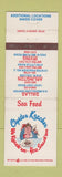Matchbook Cover - Oyster Kracker Restaurant Irving Arlington Dallas TX WEAR