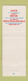 Matchbook Cover - Oyster Kracker Restaurant Irving Arlington Dallas TX WEAR