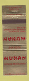 Matchbook Cover - Hunan Chinese Rsetaurant TX