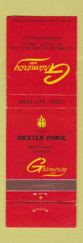 Matchbook Cover - Gramercy Inn Washington DC Devil's Fork